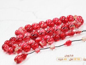 فاتوران متدج بين الاحمر والوردي