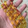 كهرم طبيعي شفاف صنوبري