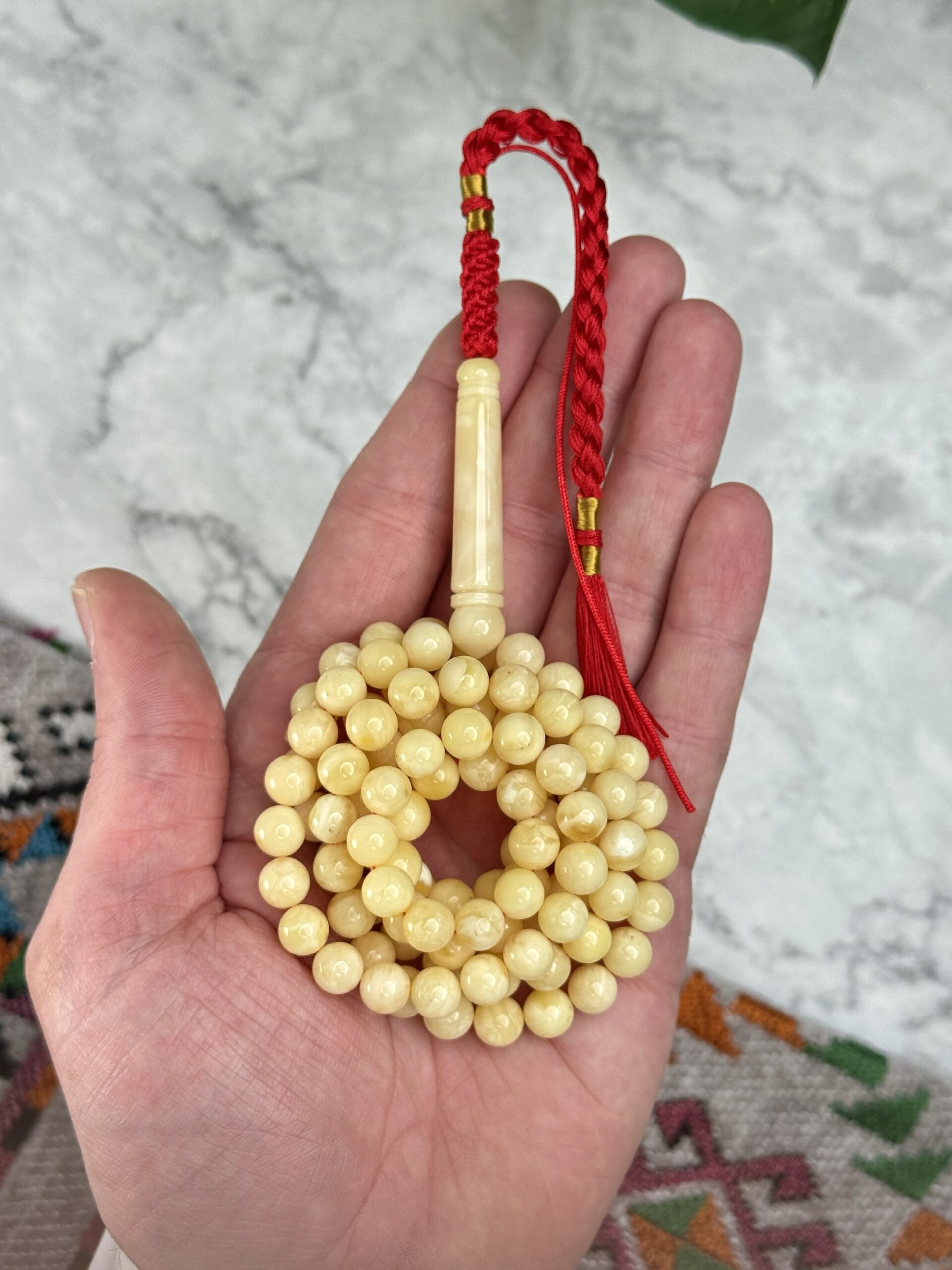 كهرم طبيعي معجن بياض 8 مل