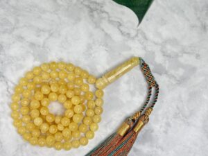 كهرم طبيعي معجن 99 خرزه