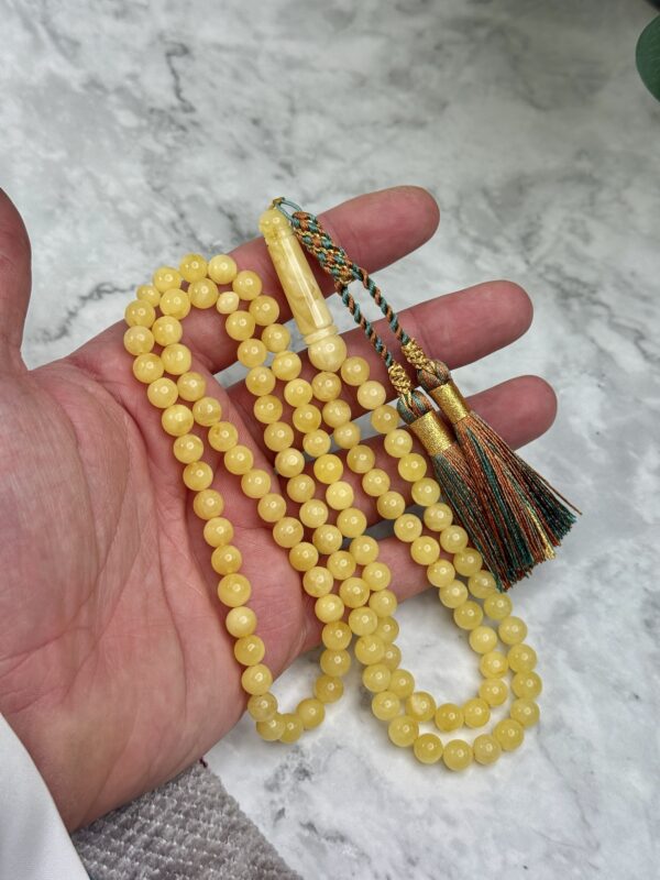 كهرم طبيعي معجن 99 خرزه