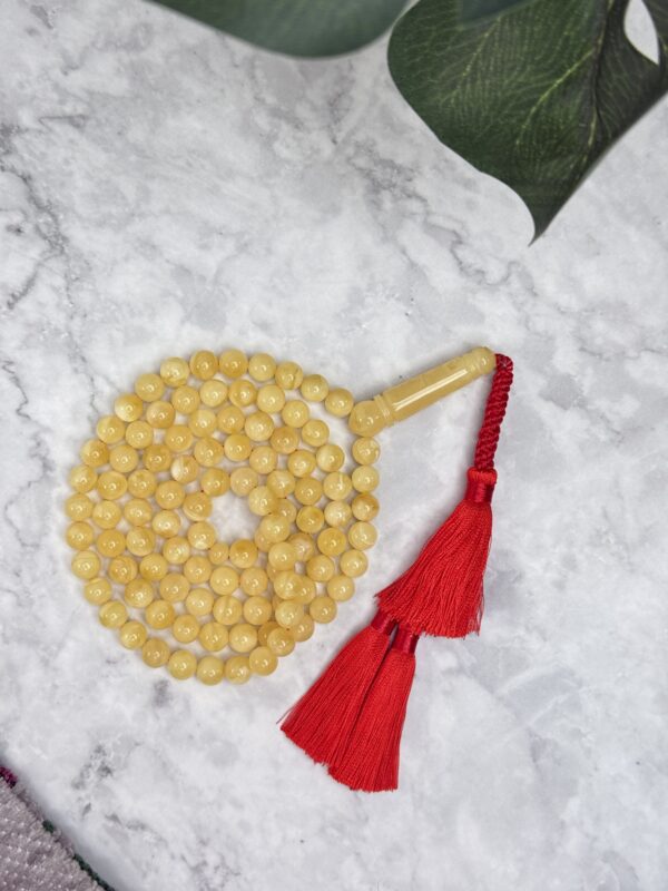 كهرم طبيعي معجن 99 خرزه