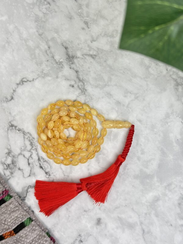 img_7278 كهرم طبيعي زيتوني 99 خرزه