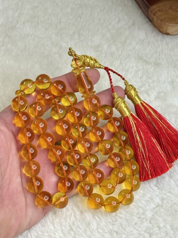 كهرم طبيعي شفاف تخريم سوبر (حجم راهي)