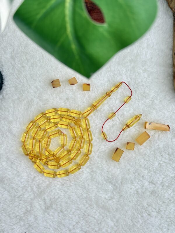 كهرم شفاف حجر واحد