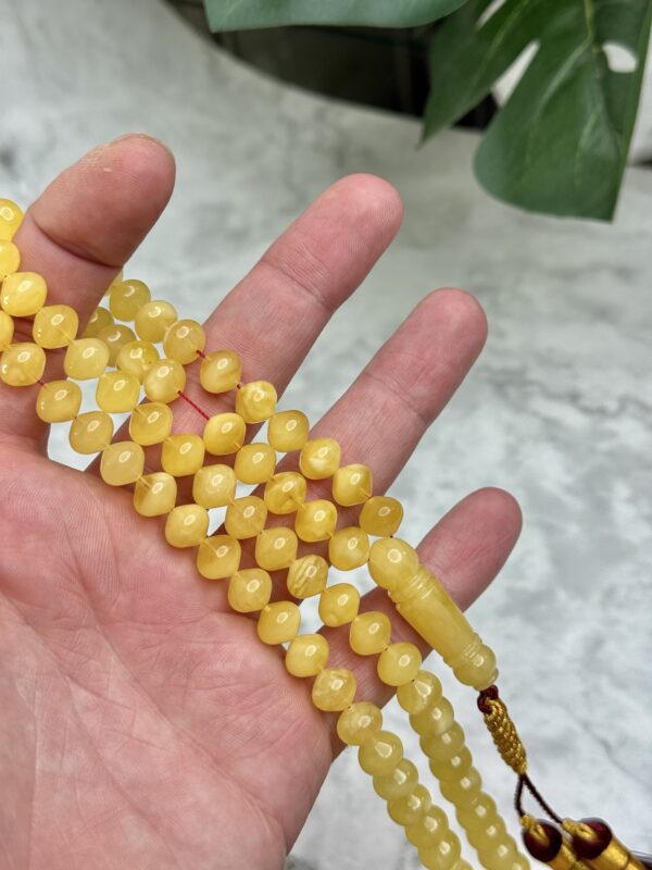 كهرم طبيعي اسطنبولي 99 خرزه 😍