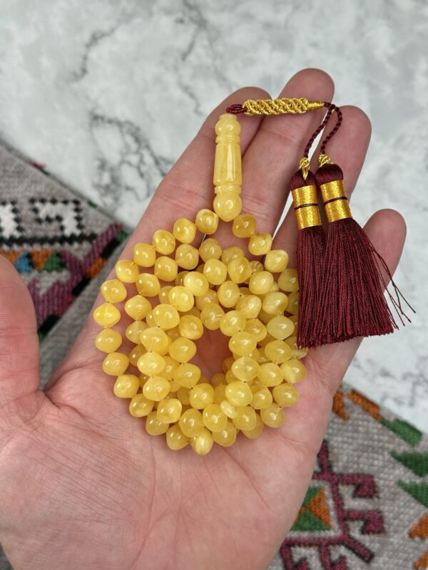 كهرم طبيعي اسطنبولي 99 خرزه 😍