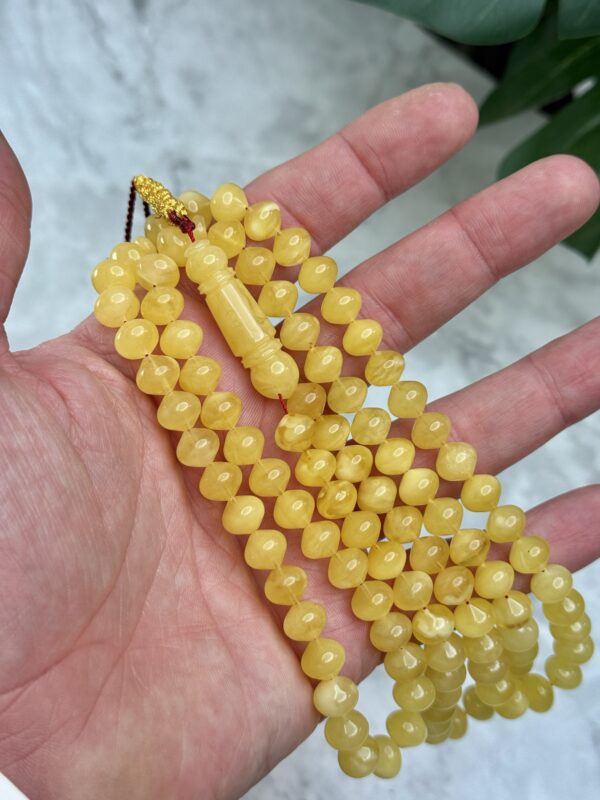 كهرم طبيعي اسطنبولي 99 خرزه 😍