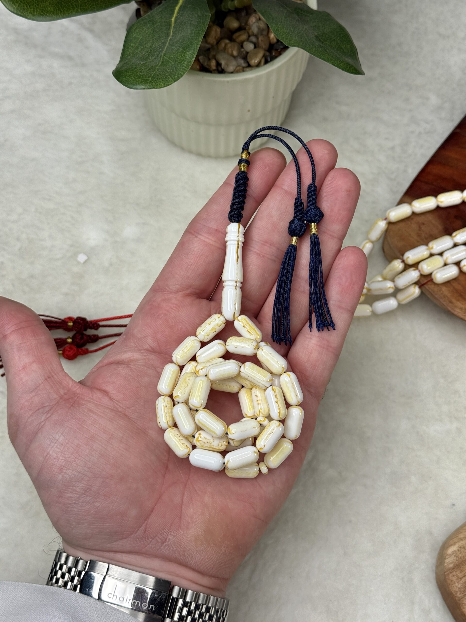 مستكة جبس مشخط عسلي