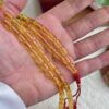 كهرم طبيعي شفاف عسلي (برميلي)